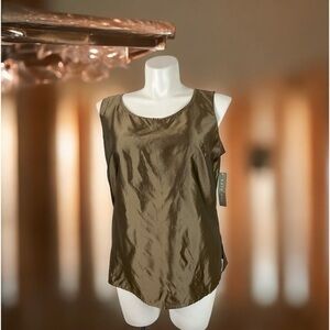 Kate Hill Sleeveless Silk Top